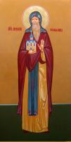 Святой преподобный Антоний Римлянин (мерная икона)