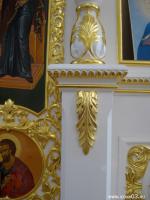 Фрагмент тела иконостаса  ( в храме Вознесения Господня в поселке Новоселенгинск. )